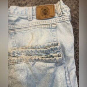 Brittania Vintage Light Blue Loose Fit Jeans 38x30